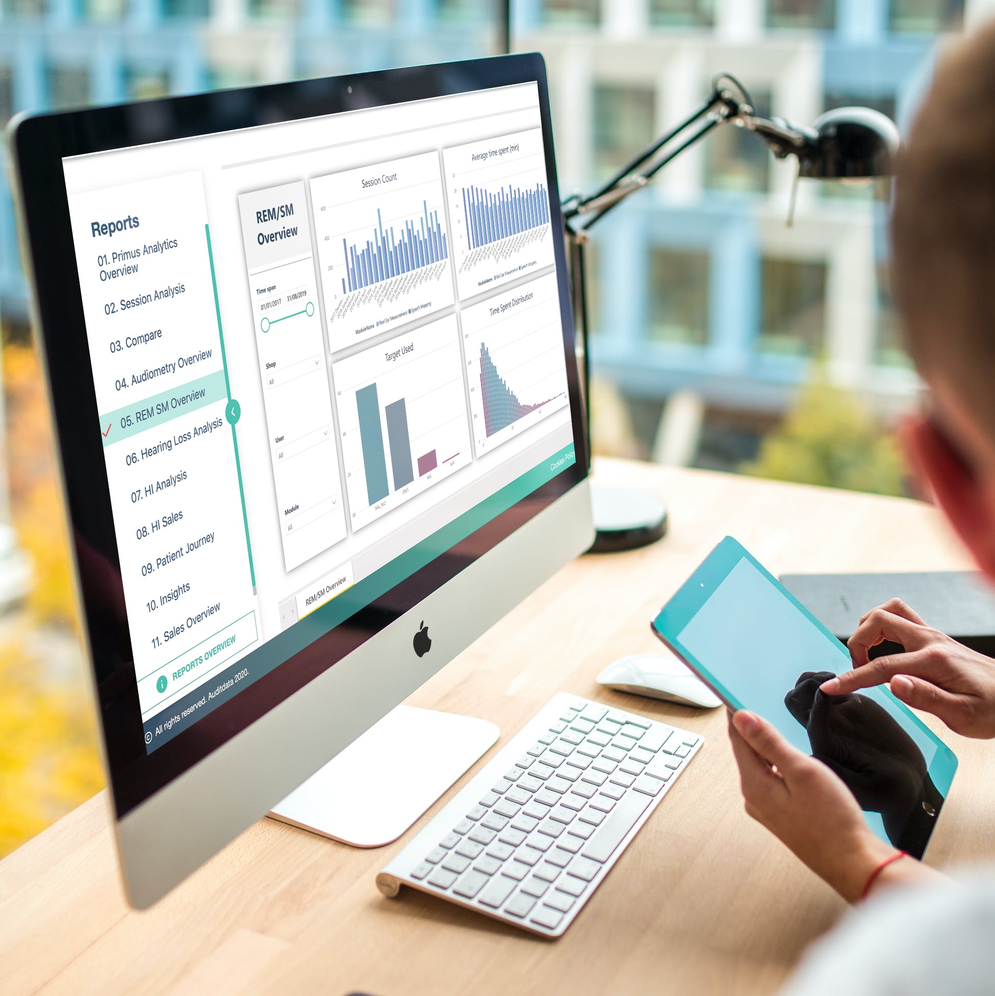 REM Audiology Audiometry Equipment Auditdata