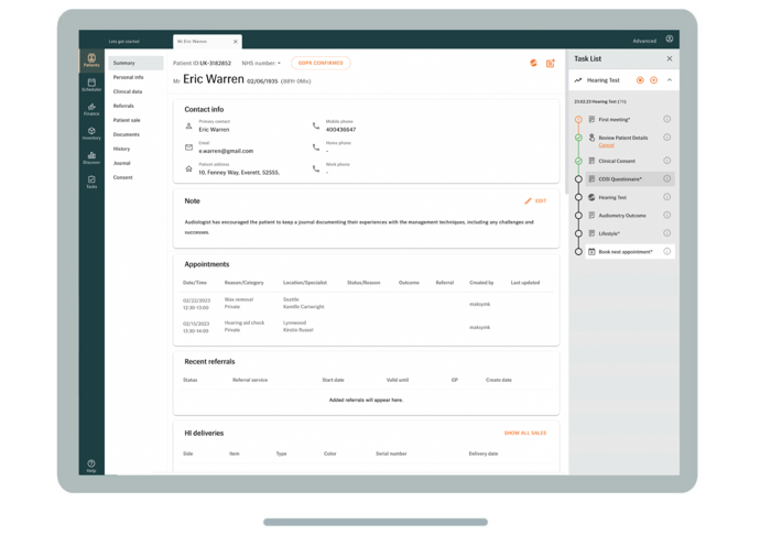 Manage Page