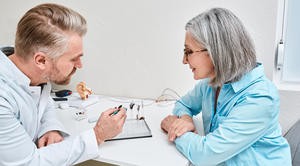 Focus On What Matters Hearing Clinic Talking To Patients With Hearing Aids